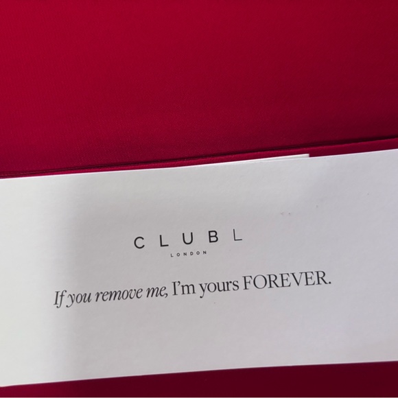 Club London ESTRELLA Red High-Neck Maxi Dress With Ruched Detailing - Picture 14 of 16